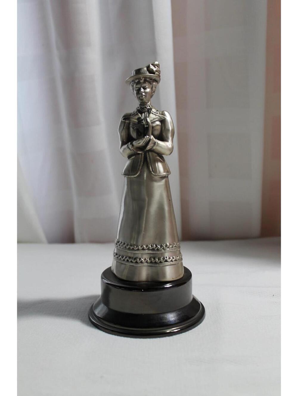 AVON 1984-5 Mrs. Albee Pewter Figurine, Avon's Very Best for Sales Volume